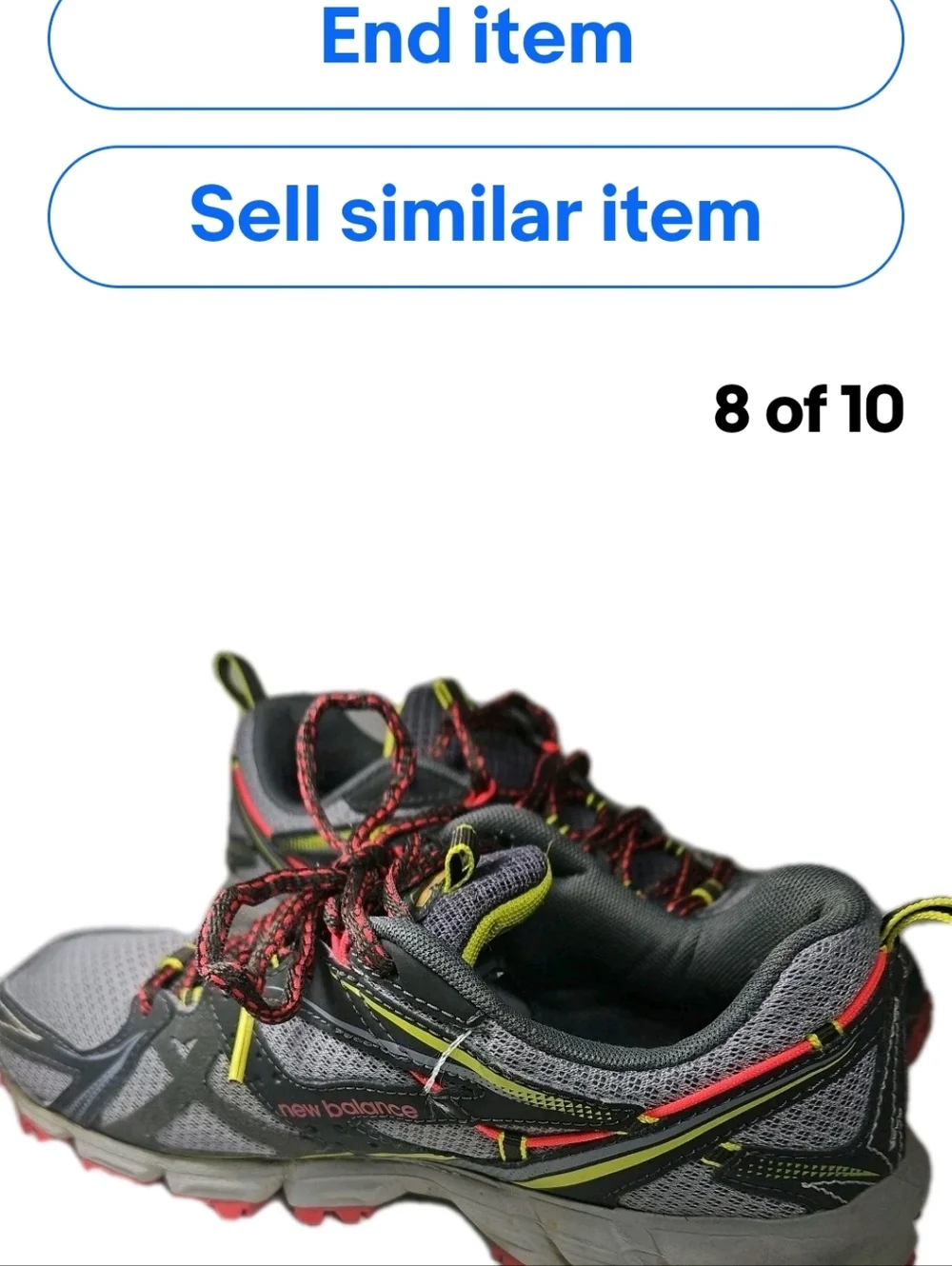 New Balance 610V3 Women Sz8 Blk Trail Run Walk Hike Gorp Street EUC Outdoor[6E